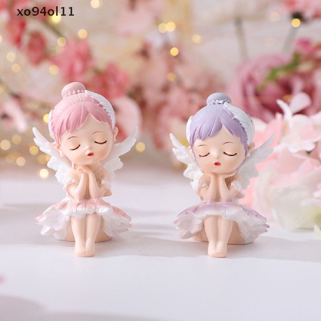 Xo Mini Cute Cake Topper Balet Girl Figure Vinyl Patung Cewek Ekspresi Hidup OL