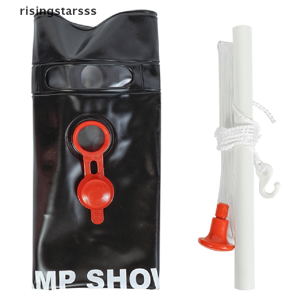 Rsid Span-new Camp Shower Bag Tenaga Surya Heated Portable Lipat Outdoor Mandi Tas Travel Hiking Mendaki PVC Kantong Air Peralatan Berkemah Jelly