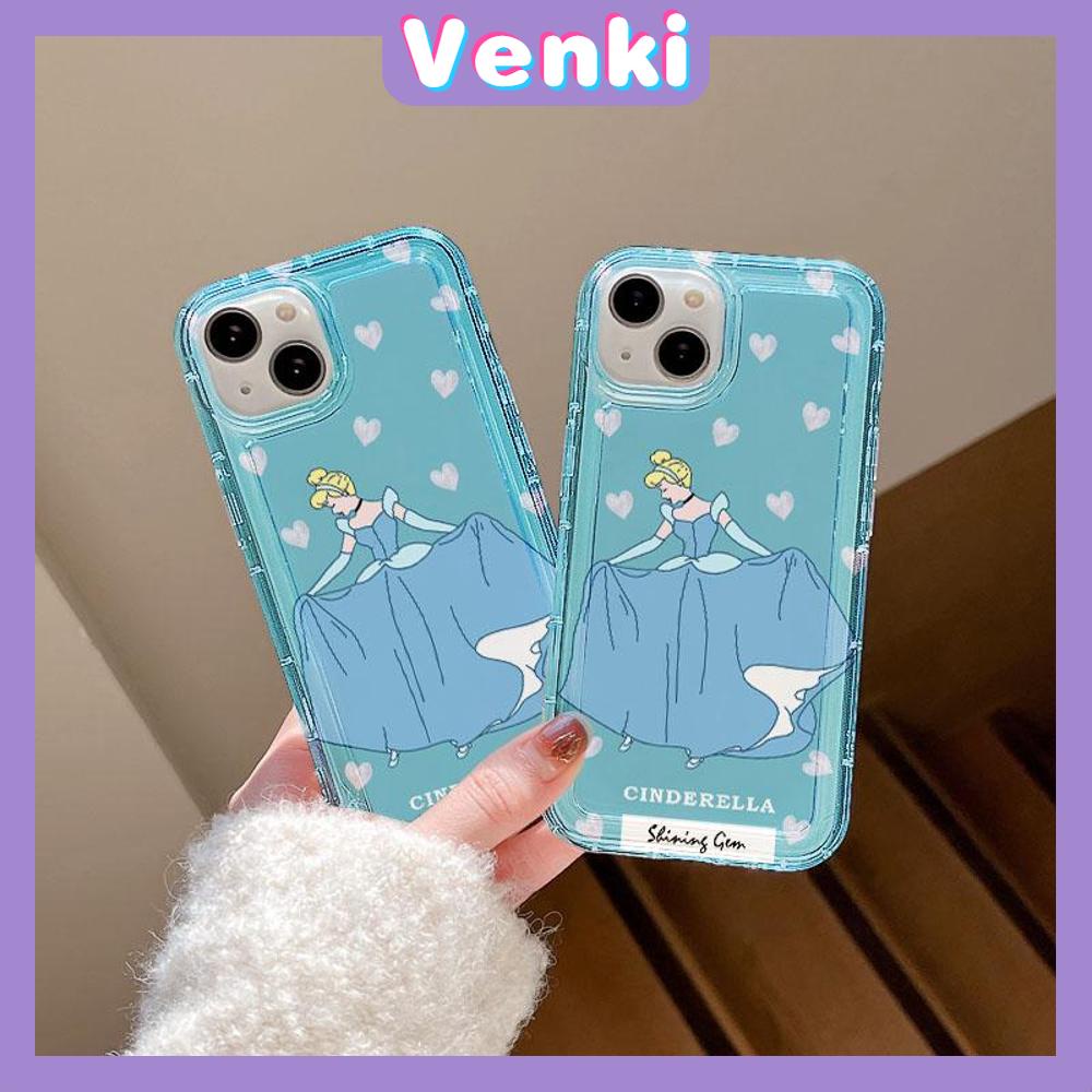 Case For iPhone 14 Pro Max Soft TPU Jelly Airbag Case Cute Cartoon Princess Camera Protection Shockproof For iPhone 14 13 12 11 Plus Pro Max 7 Plus X XR