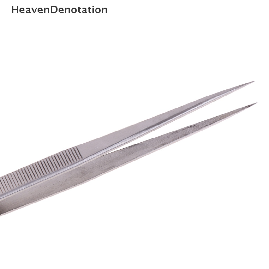 [HeavenDenotation] 7 &quot;18cm Panjang stainless steel Elektronik Ujung Runcing Pinset Lurus forceps HDV