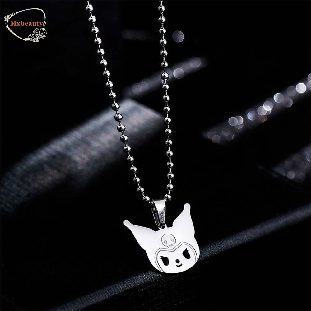 Mxbeauty Wanita Kalung Kreatif Manis Sederhana Kuromi Bintang Hadiah Teman Hip Hop Yugui Anjing Gaya Korea Necklace