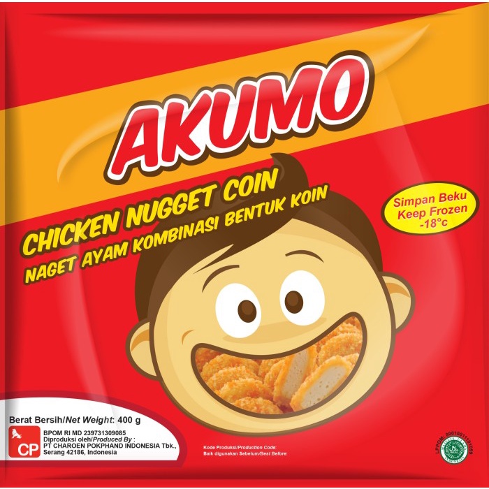 

akumo chicken nugget coin 400 gr
