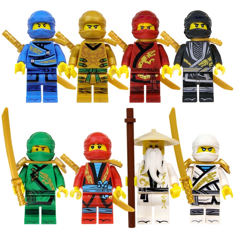 Mainan Minifigure Ninja Police Girl Superhero Militer Figure Boneka Blok Bangunan Merakit Mainan