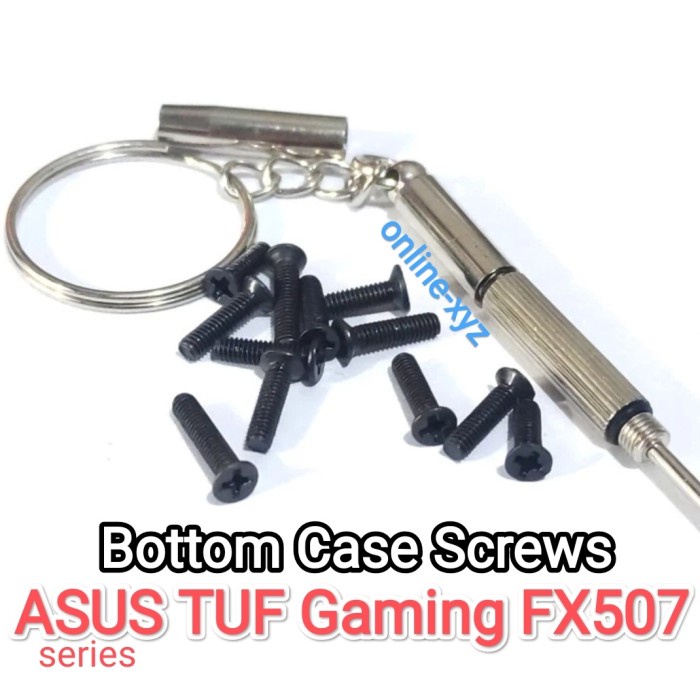 baut mur sekrup casing ASUS TUF Gaming F15 FX507 FX507Z FX507ZM FX507ZE FX507ZR FX507ZC FX507VV FX50