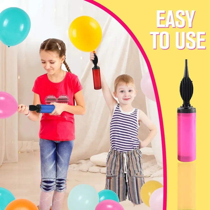 [Unggulan] Pompa Angin Dorong Tangan Balon Pesta Ulang Tahun Pernikahan Alat Tiup Balon Foil Balon Latex Aksesoris Portable Plastik Air Inflator Mini Balloon Pump