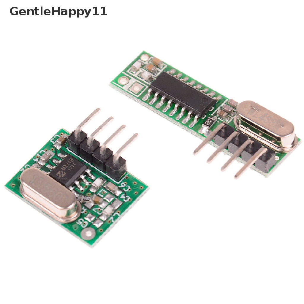 Modul RF GentleHappy 433mhz kit receiver Dan transmitter superheterodyne Untuk arduino id