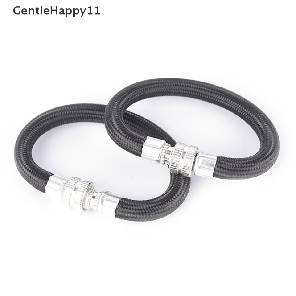 Gentlehappy 2PCS Selang Ekstensi Pompa Sepeda Inflator Tabung Pipa Cord 150psi schrader Valve id