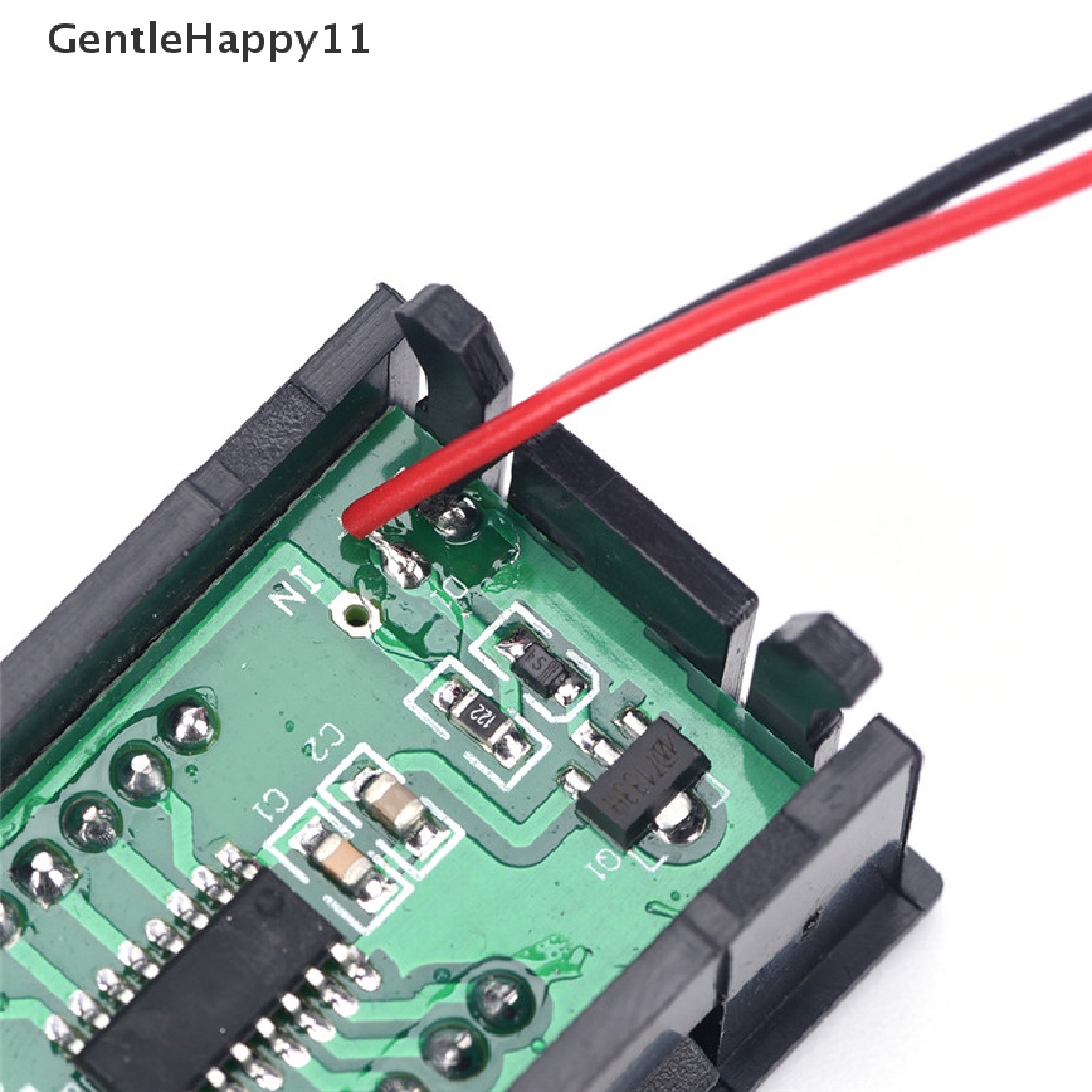 Gentlehappy Mini voltmeter tester Digital voltage test DC 0-30V Merah auto Mobil LW SZUS id