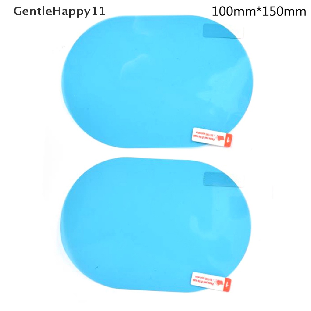 Gentlehappy 2x Kaca Spion Mobil Motor Waterproof Anti Kabut Anti Silau Film Sticker id