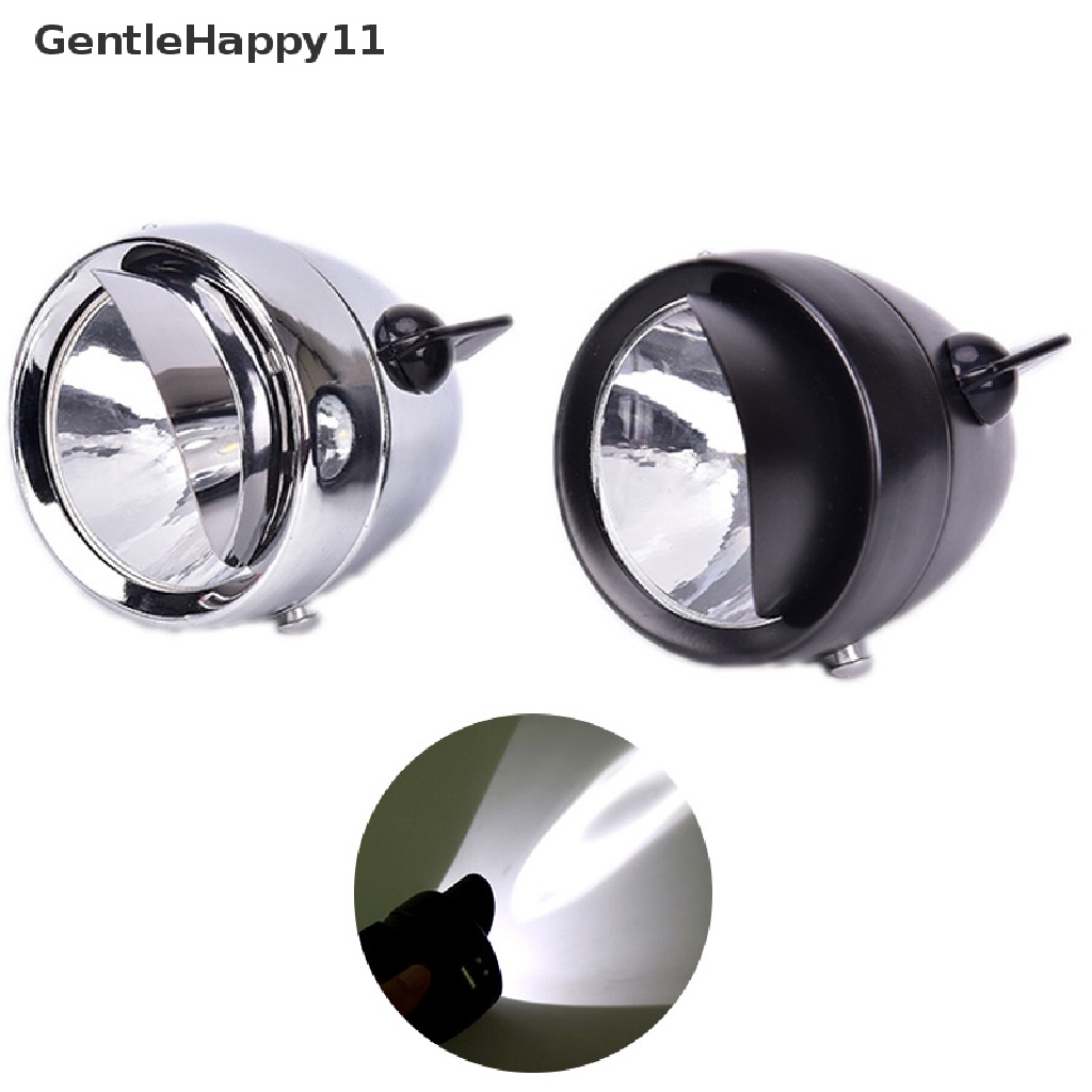 Gentlehappy Lampu Depan Sepeda Sepeda Retro Headlight Vintage Senter Lamp Bicycle Light id