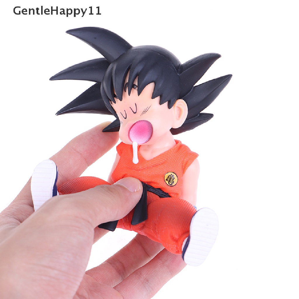 Gentlehappy Anime Dragon Ball Figure Childhood Son Goku Model Mainan GK Mainan Adegan Tidur id