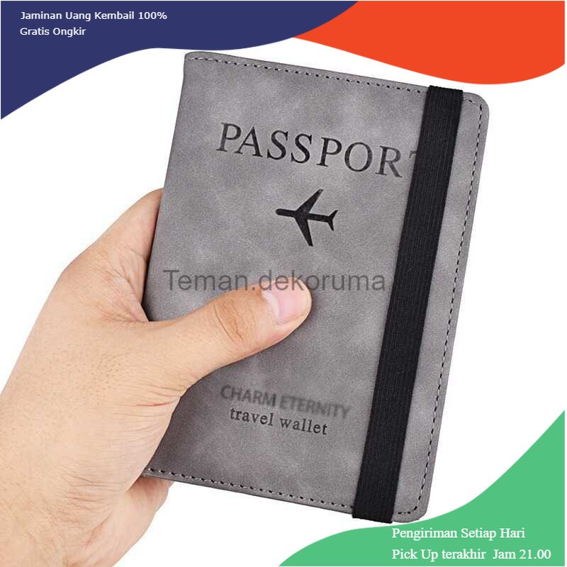 TD - RTG Andbana Dompet Paspor Cover Card Holder Travel Wallet RFID Blocking - YXY79