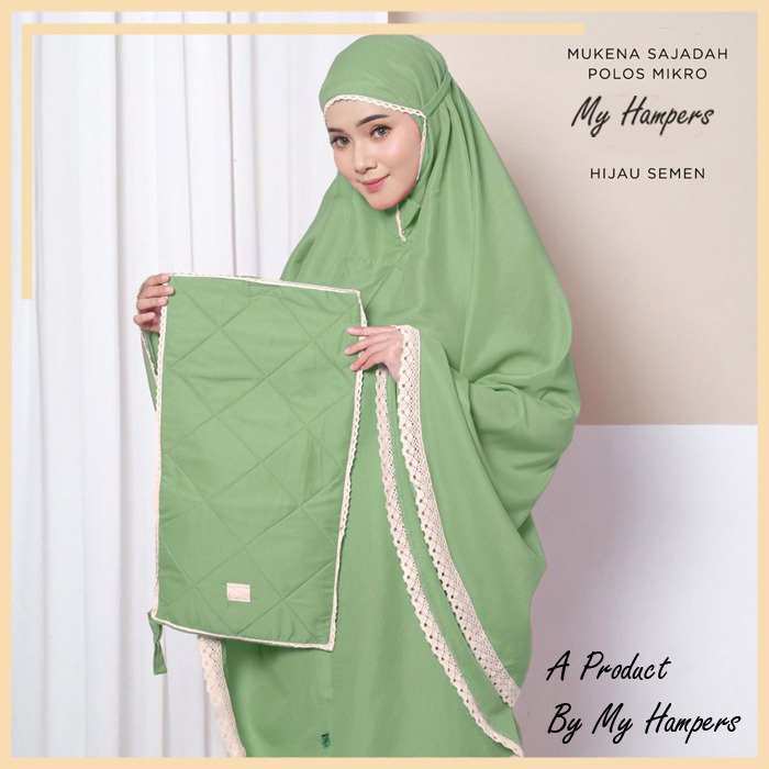 Mukena Dewasa Jumbo Rayon Polos Terusan Terbaru Bahan Katun Adem Bordir Premium Bali 2 in 1 Mukenah Traveling Seserahan Mewah Murah