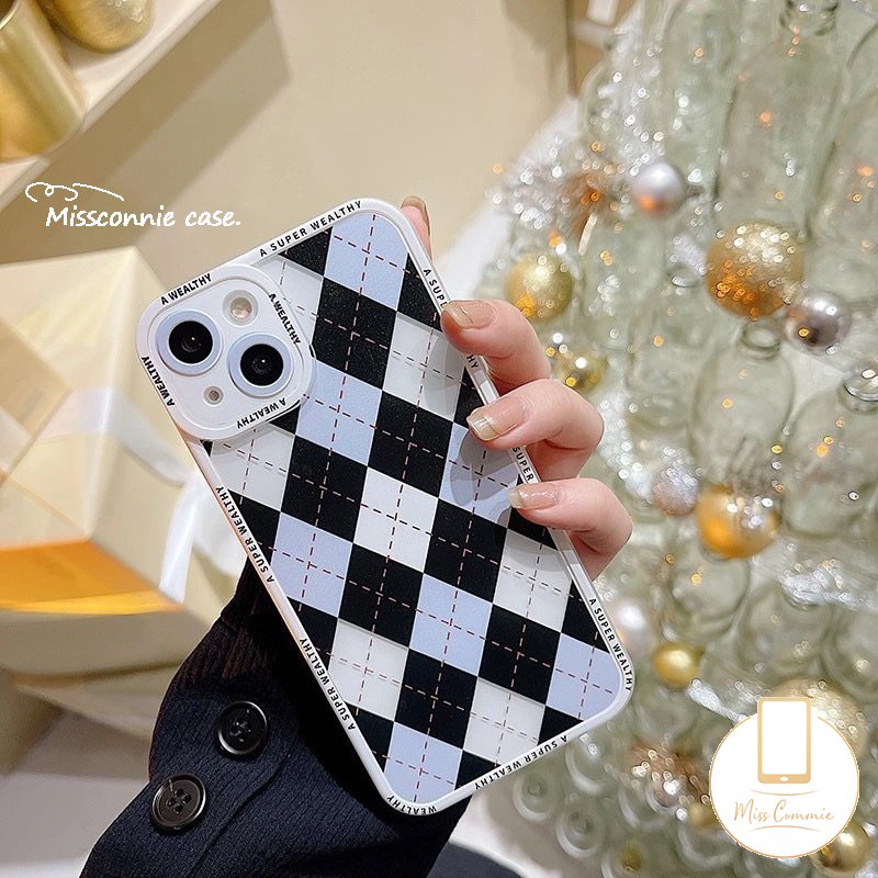 Case Motif Grid Infinix Hot10 11 11s 10 9 12 Play 12pro Hot 12i 8 20 20s 11s 10s Nfc 10 Lite Smart4 6 5plus Note 10 11 12 Pro 12 2023 Transparan Diamond Soft Tpu Cover