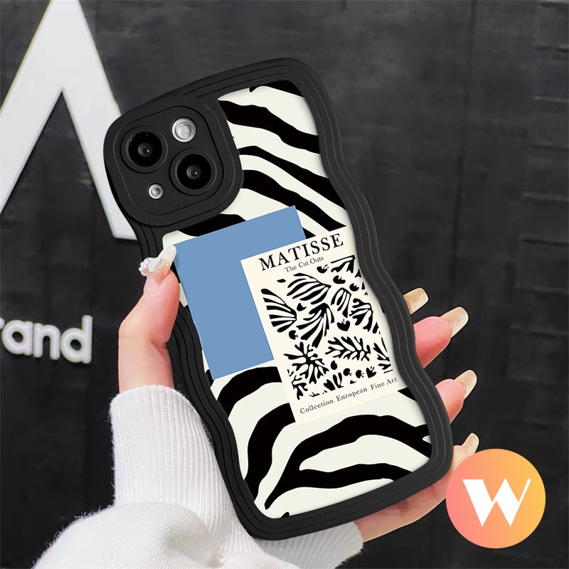 Redmi Note11 11Pro 9 9s 8 11s 10Pro Max 10s 10 Redmi 9C A1+10C 9 10 12C A1 9A 9T 10A Mi 11T Pro POCO M3 X3 NFC Pro Wavy Edeg Flower Matisse letter Label Zebra Pattern Soft Sarung