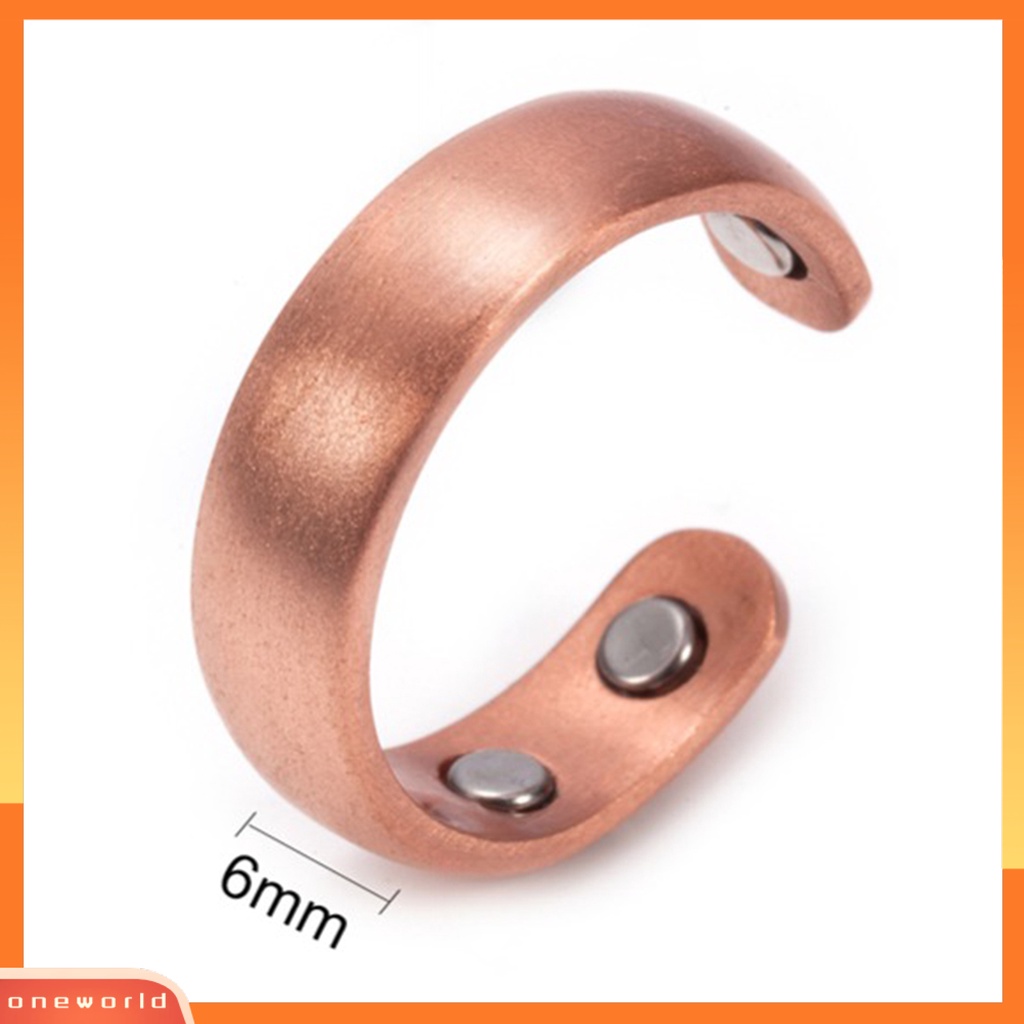 [EONE] Pria Cincin Pembukaan ic Perhiasan Electroplating Geometris Jari Cincin Hadiah Ulang Tahun