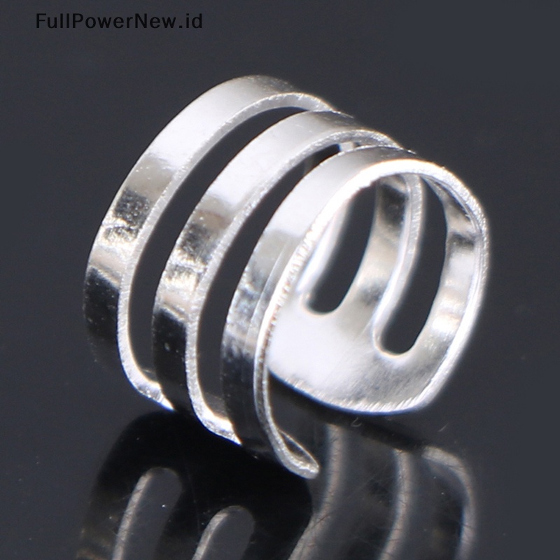 Power 50pcs Adjustable Kepang Rambut Gimbal Manik-Manik Manset Cincin Aksesoris Alat Rambut ID