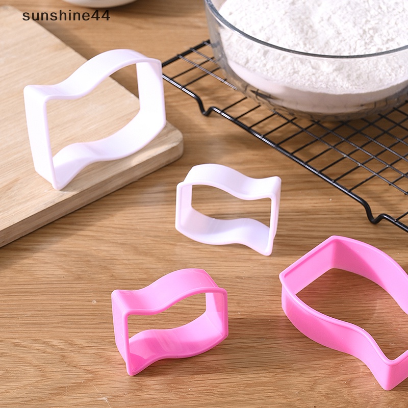 Sunshine 3pcs Cake Decorag Fondant Pemotong DIY Tools Cetakan Cookies cutter Biskuit ID