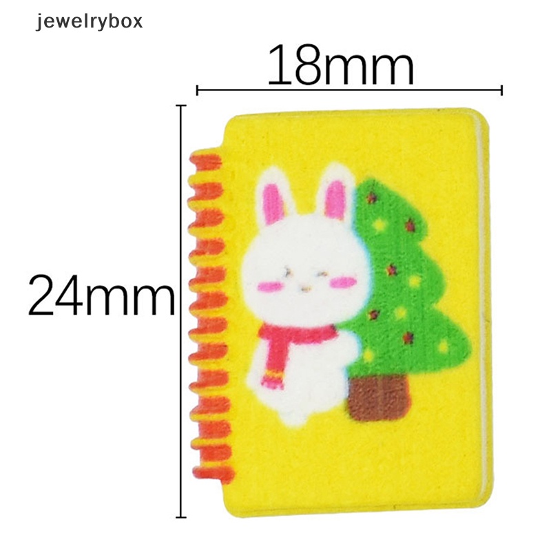 [jewelrybox] 10pcs/set Skala1Per12Rumah Boneka Miniatur Kelinci notebook Pretend Model Butik