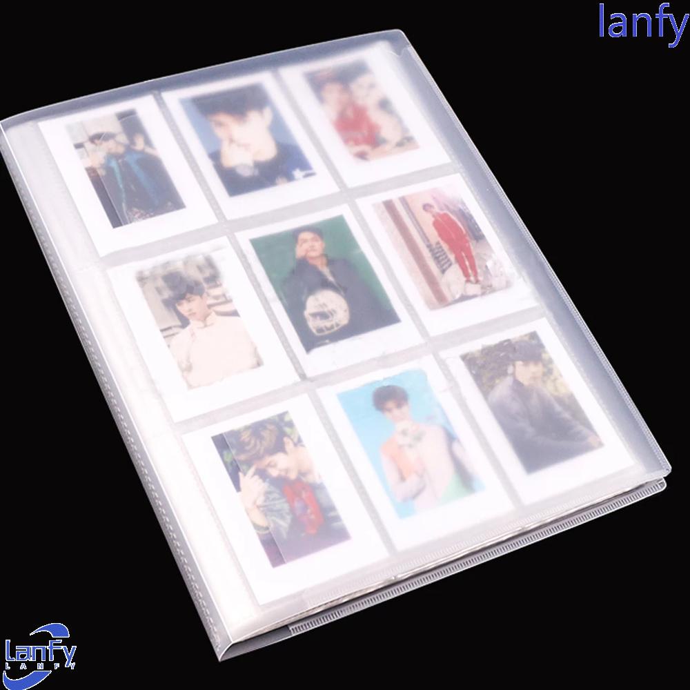 Lanfy Card Holder Board Game Kartu Permainan 6.6 * 9.1cm Transparan 3inci Dengan 24halaman Instax Album