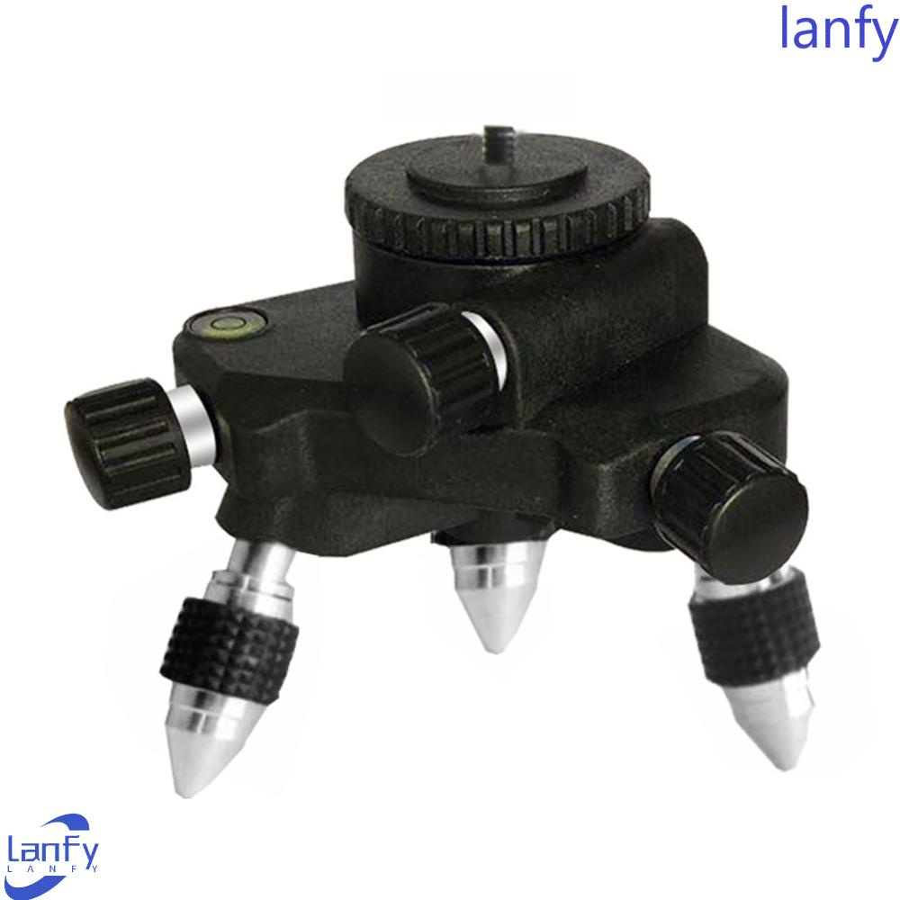 Lanfy Braket Laser Level Alat Laser Level Alat Tukang Bangunan Tripod Stand Level Base Tripod Level Meter Rotating Base Leveling Line Holder