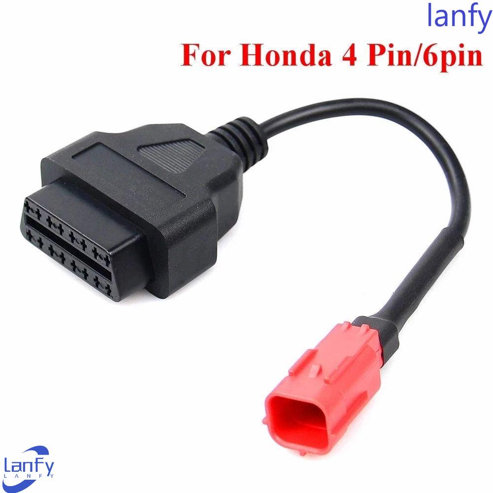 Lanfy Kabel Motor Motobike For KTM For HONDA Moto For SUZUKI For Ducati Diagnostics Connector OBD2 Extension Cable