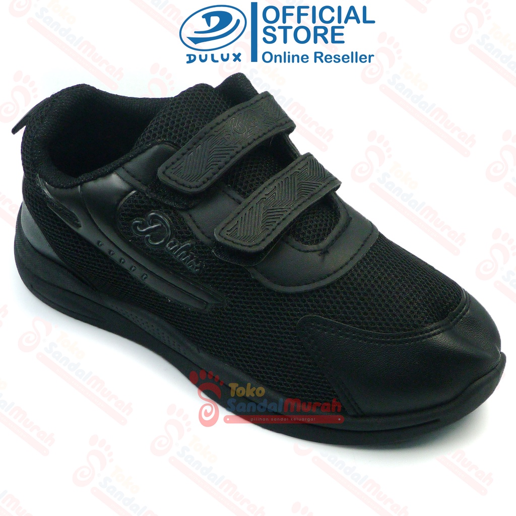 Toko Sendal Murah - Sepatu Sekolah Full Hitam Uk 28 -32 / Sepatu Anak Unisex Model Prepet / Sepatu SD Anak Nyaman [Toko Sendal Murah BX 8050 Hitam]