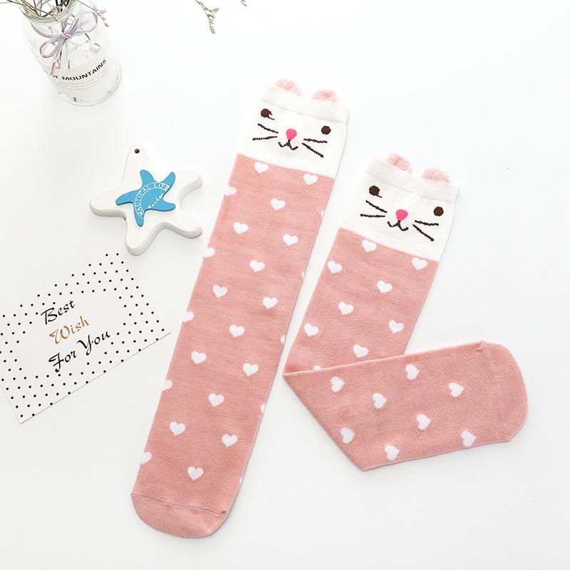 BOBOHO - KAOS KAKI BAYI PANJANG KARAKTER HEWAN KAOS KAKI ANAK PEREMPUAN LAKI LAKI MOTIF ANIMAL LUCU PART 2