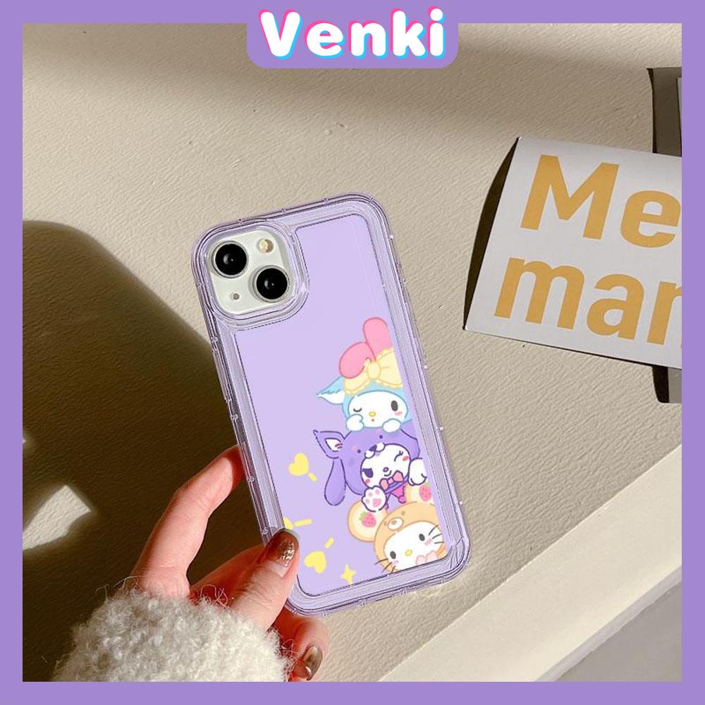 VENKI - For iPhone 11 iPhone Case Clear Case TPU Soft Case Airbag Shockproof Protection Camera Brown Cute Bear Compatible with iPhone 14 13 Pro Max iPhone 12 Pro Max  7 6Plus XR