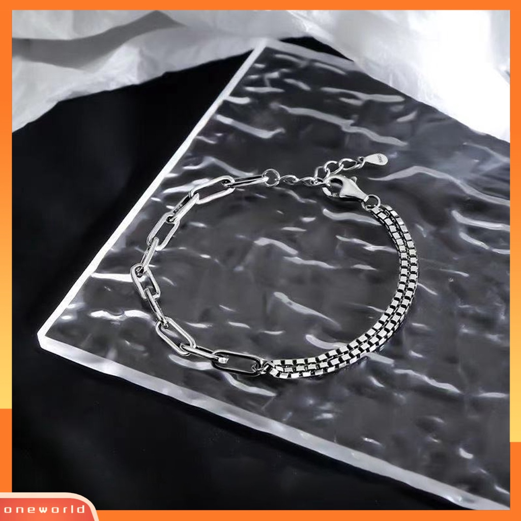 [EONE] Gelang Pasangan Sederhana Desain Bentuk Hati Artistik Unik Gelang Fashion Untuk Kehidupan Sehari-Hari