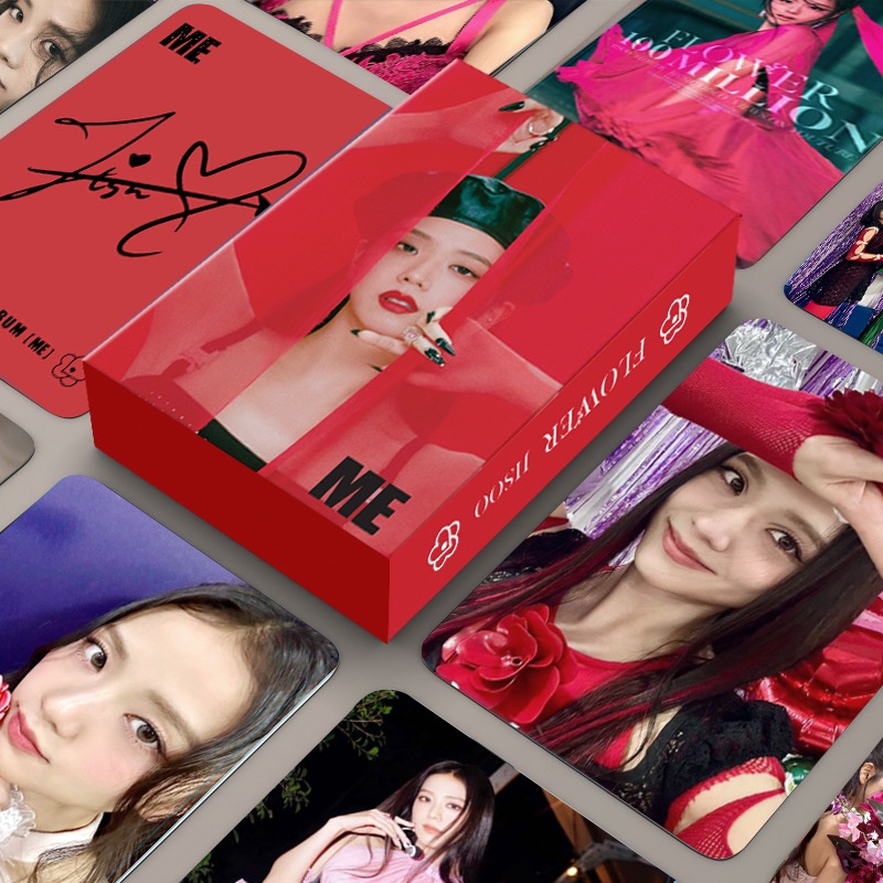 55pcs/box Hitam-PINK Coachella Member Photocards Album Kartu Lomo Blackpink JISOO LISA JENNIE ROSE Kpop Postcards Blackpink