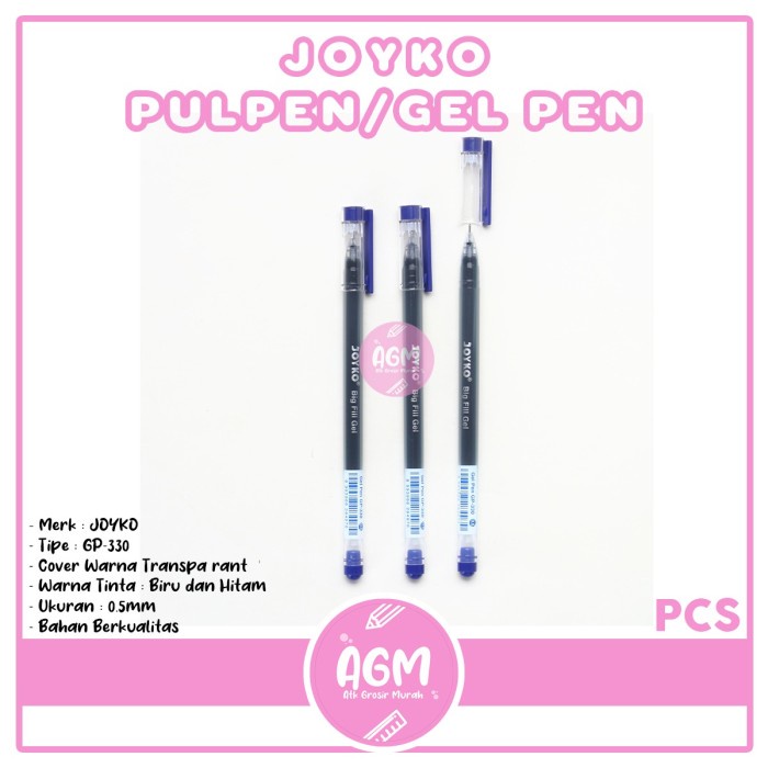 

JOYKO - Pulpen GP-330 Gel Pen 0.5mm - Lusin