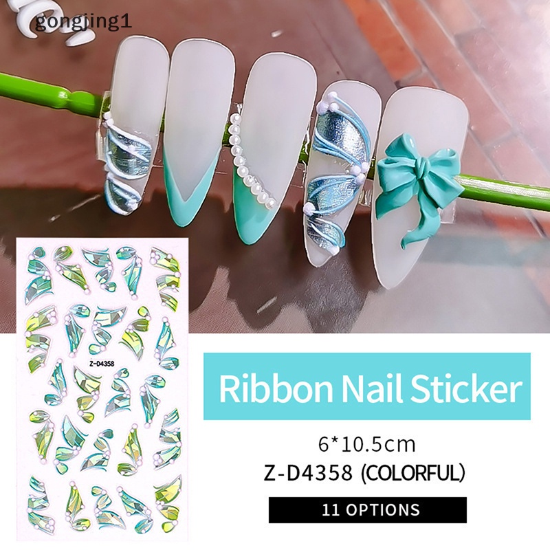 Ggg 5D Timbul Tiga Dimensi tape nail ers nail decals diy Timbul ID