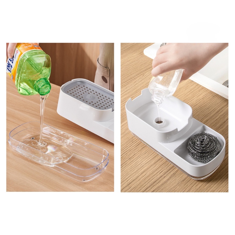 【COD】Dispenser Sabun Cuci Piring/Tempat Sabun Cuci Piring 600ML/Soap Dispenser Cuci Piring/Dispenser Cuci Sabun Cuci Piring