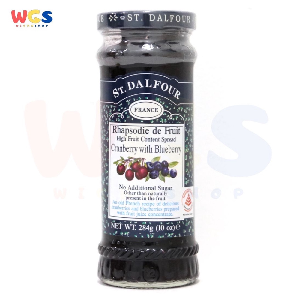 Selai St. Dalfour Cranberry With Blueberry Fruit Spread 284 gr