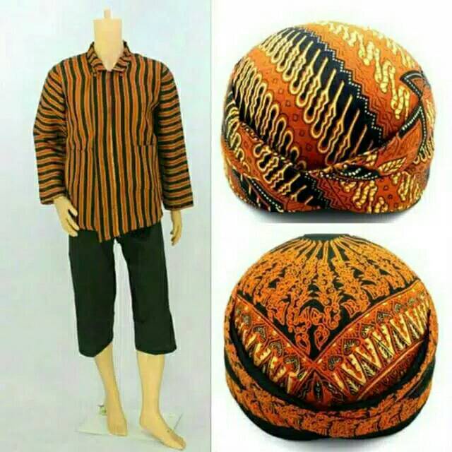 Lurik SET BAJU LURIK ADAT JAWA PRIA SET SURJAN LURIK PRIA JAWA PAKAIAN PRIA ADAT JAWA BAJU SURJAN LU