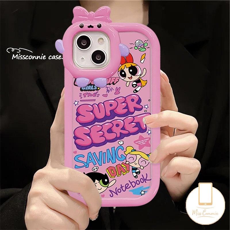 Case Lensa Monster Kecil Ikatan Simpul 3D Untuk Vivo Y12i Y11 Y33s Y12 Y22 V25E Y22s Y15 Y21 Y16 Y20 Y02s Y17 Y35 Y15s V25 Y75 Y51 Y15A V23E V23 Y91 Y55 Y30 Lucu Keren The Super Girls Case