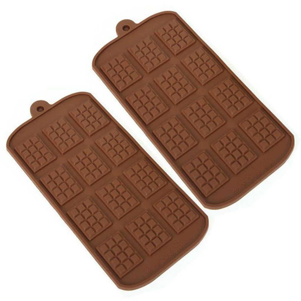 Cetakan Coklat Mini Silikon Break-Apart Chocolate Non-Stick DIY Baking Mold