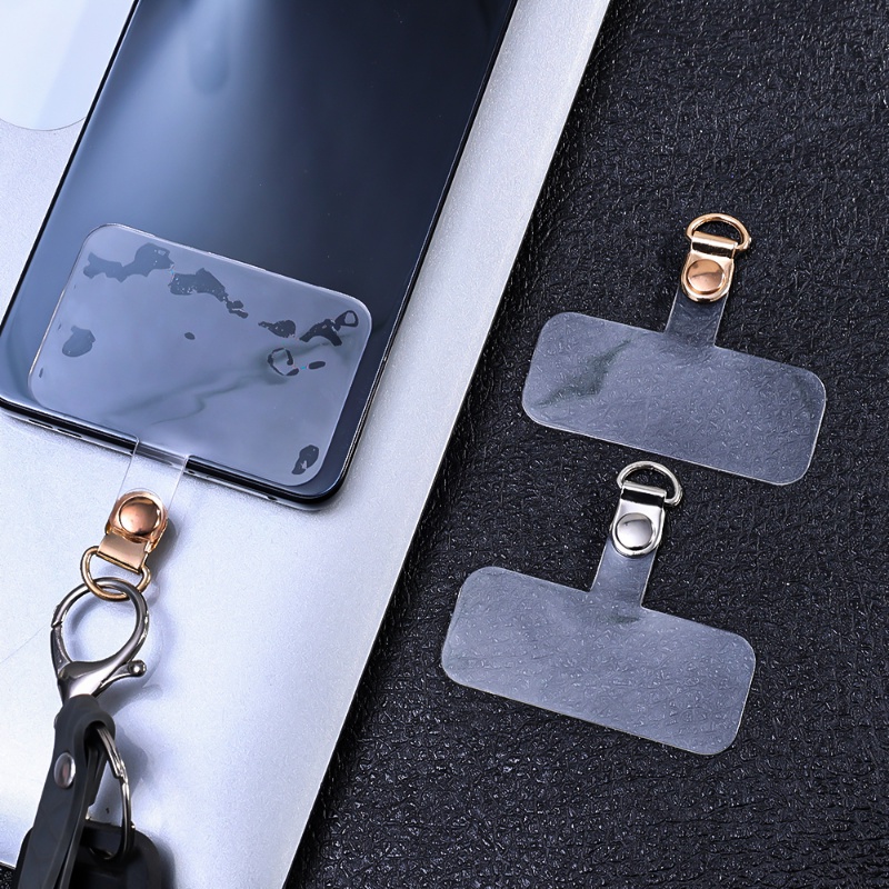 Kartu Lanyard Ponsel Transparan TPU Kualitas Tinggi/Gasket Tali Gantung Ponsel Yang Dapat Diganti/Kartu Liontin Smartphone Dengan Gesper Logam