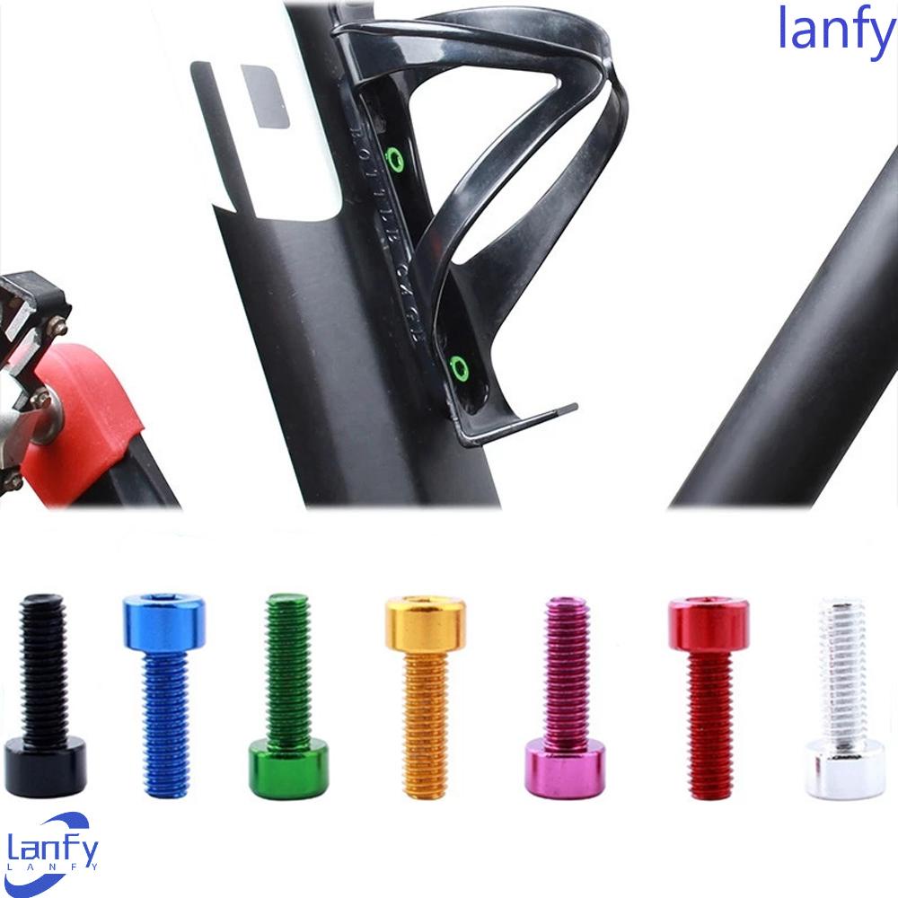 Lanfy Sepeda Botol Holder Sekrup Bersepeda Sepeda Aksesoris Sepeda Jalan 7warna M5 MTB Sepeda Ketel Rak Sekrup