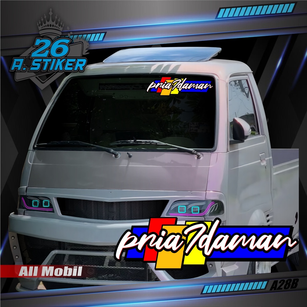 Stiker Decal Variasi Simple Motif PEJUANG RUPIAH Bisa Untuk Kabin Depan, Kaca, Body Mobil dan lain-l