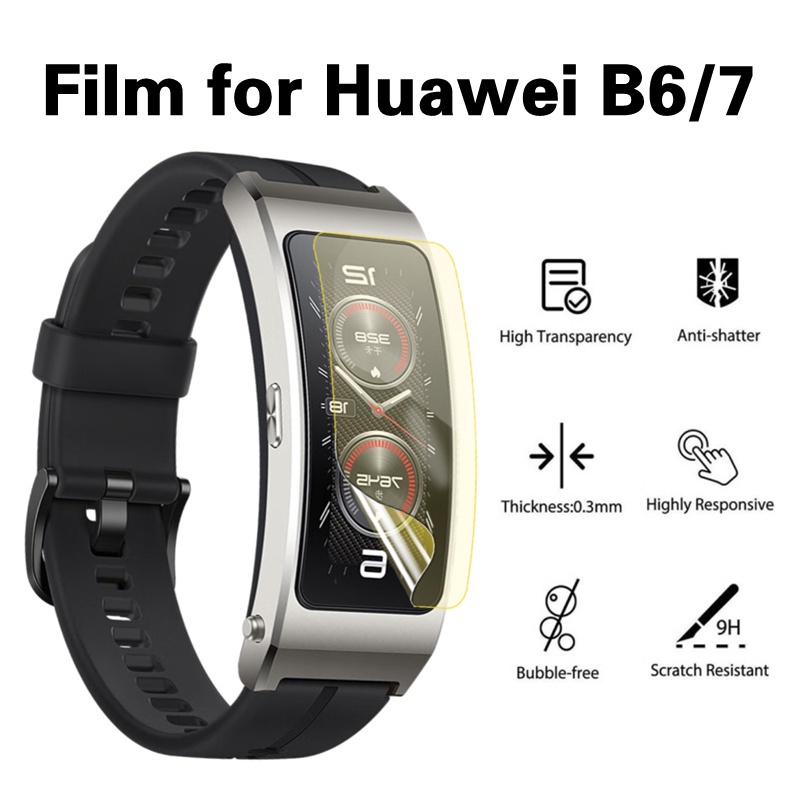 [Harga Grosir] Huawei Band B6/B7 Hydrogel Film/Film Smartwatch Anti Sidik Jari/Film Pelindung Jam Tangan Anti Gores Super Jernih/Aksesoris Smartband Pelindung Layar