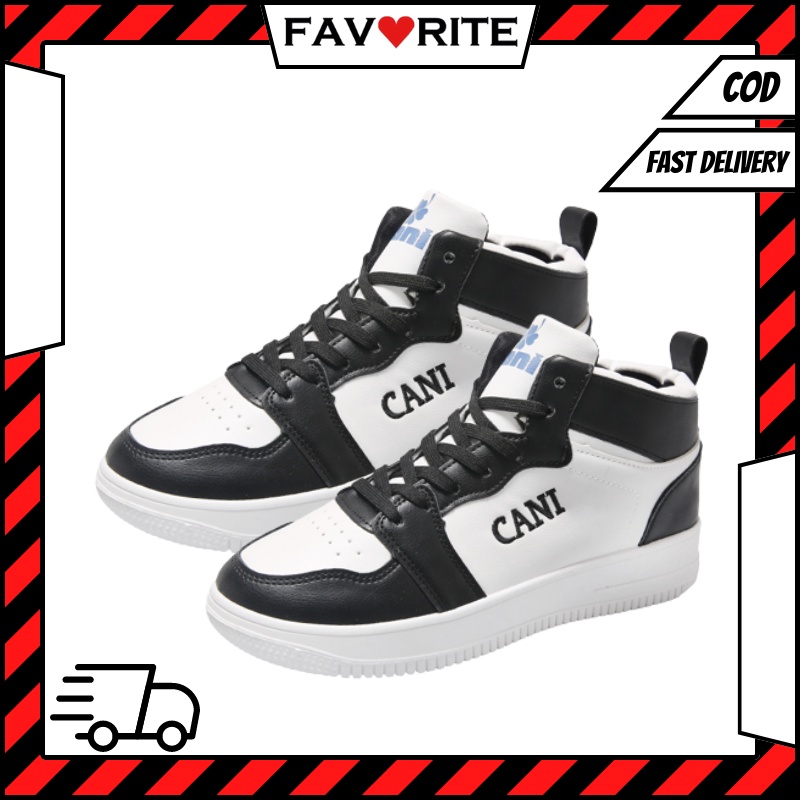 Favorite &quot;Free Box&quot; (Size 40 - 44) Sepatu Pria Sneakers Ankle High Kasual Fashion 8107