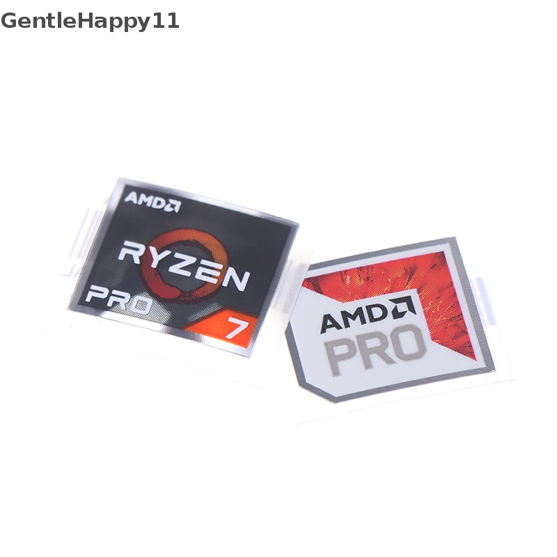 Gentlehappy 5PCS AMD Processor Series Label Stiker A9 PRO E2 Ryzen3 5 7 Logo DIY Decor id