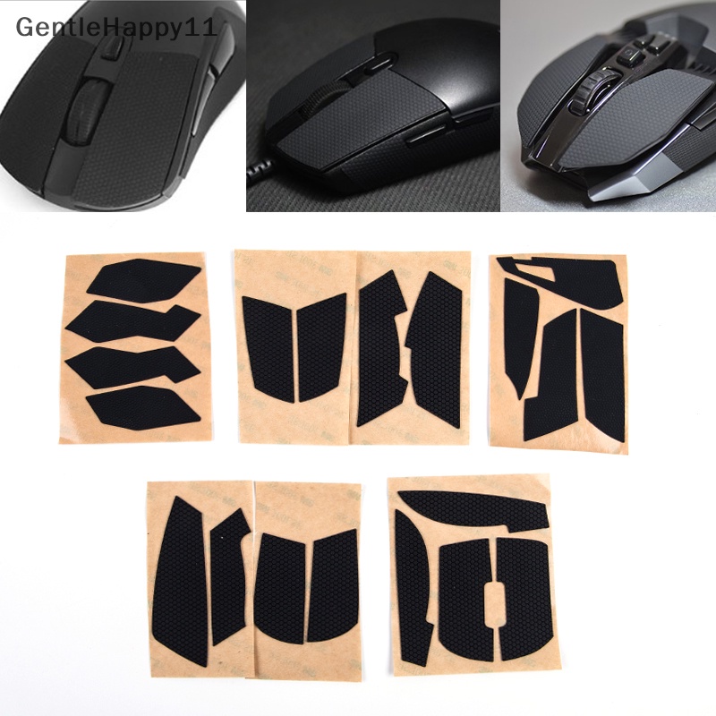 Gentlehappy Untuk itech G102 G305 G304 G402 G900 Mouse Anti-Slip Tape Tahan Keringat Pads id