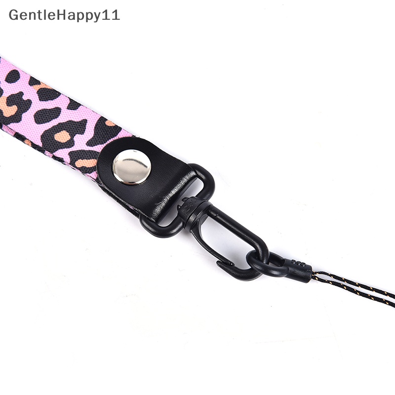 Gentlehappy Universal Panjang Leopard Phone holder Key Lanyard Detachable Phone Neck Straps id