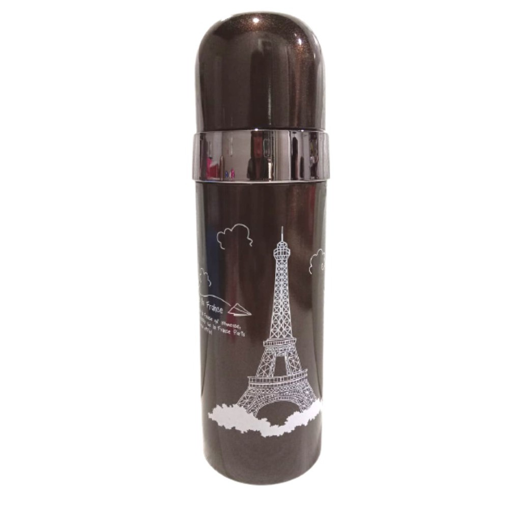 BOTOL THERMOS PARIS EIFFEL STAINLESS STEEL 500 ML / THERMOS PARIS 500 ML
