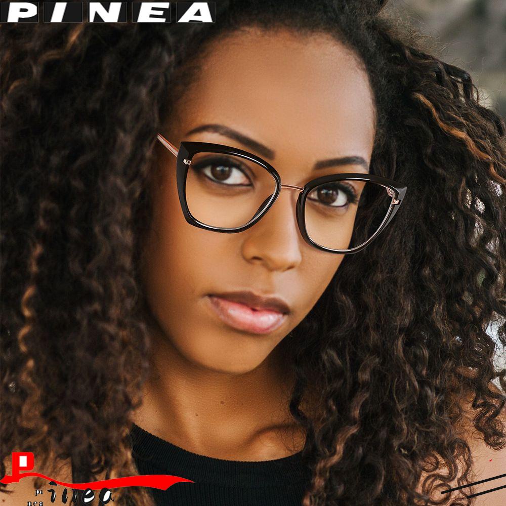 PINEAPPLE Cat Eye Glasses Women Men Fashion Blue Light Blocking TV / Phones Gaming Eyewear Computer Goggles