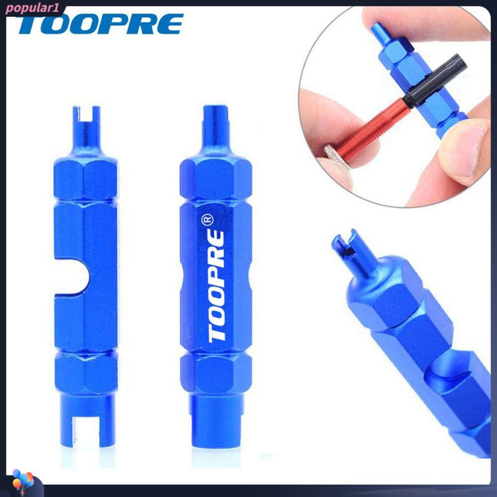 Populer Alat Katup Sepeda Paduan Aluminium Aksesoris Anti-slip Air-Valve Spanner