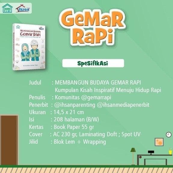 BUKU MEMBANGUN BUDAYA GEMAR RAPI